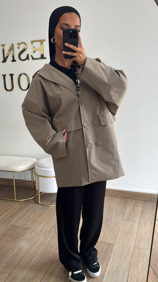 Trench Délia TAUPE