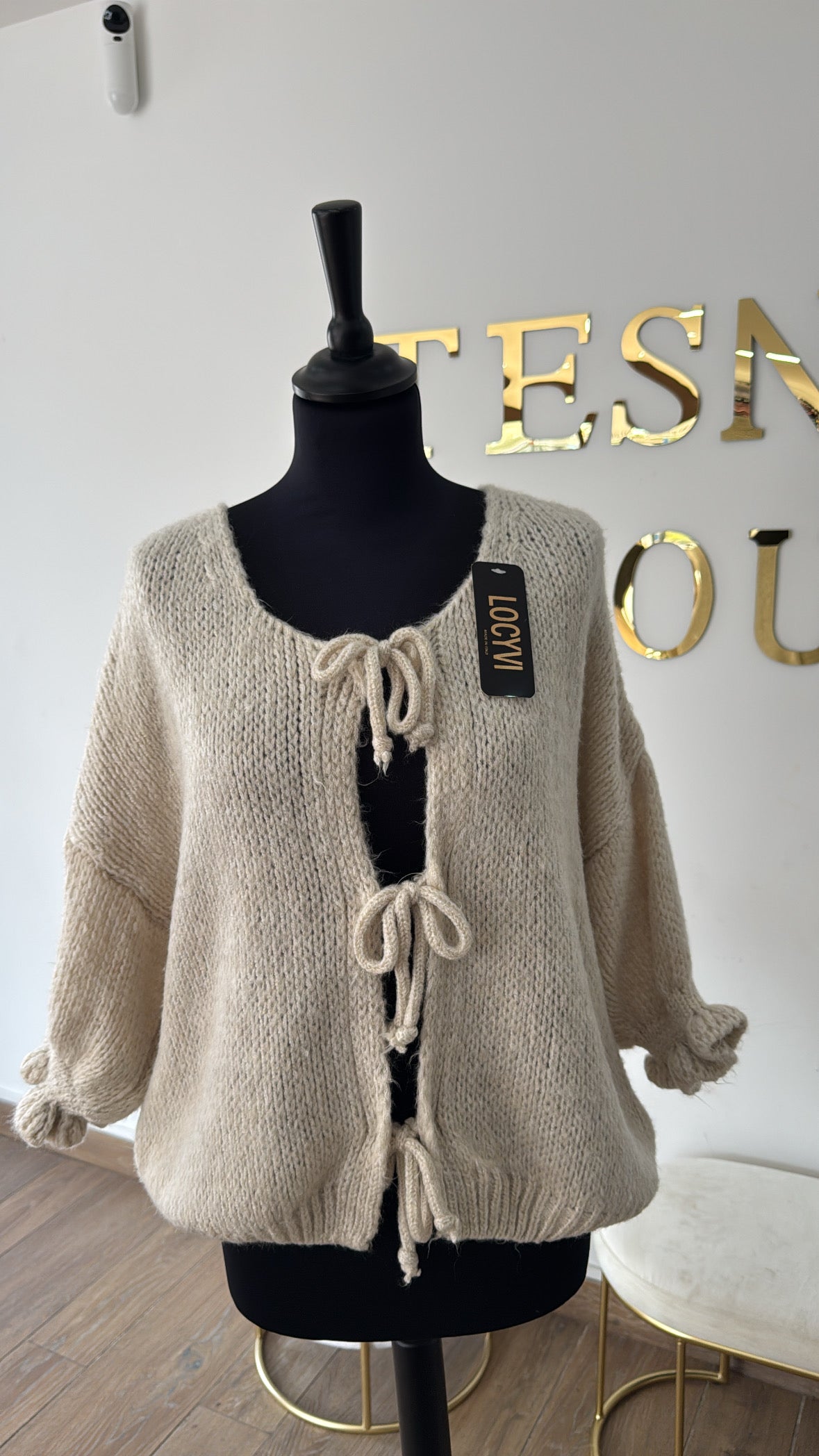 Gilet Court Sofia BEIGE